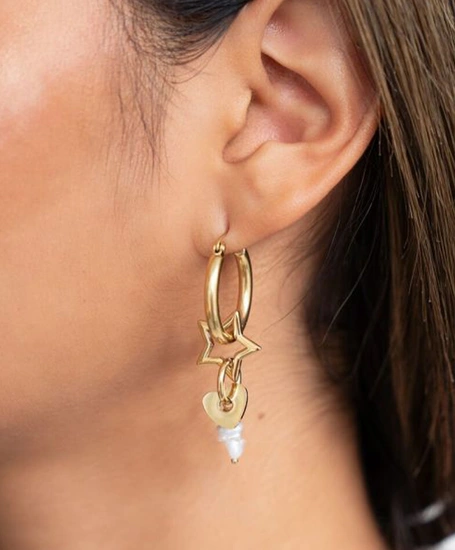 My Jewellery Oorbellen Hoop & Star