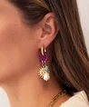 My Jewellery Oorbellen Hoop Sun Pearl