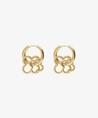 My Jewellery Oorbellen Hoops Double Clover