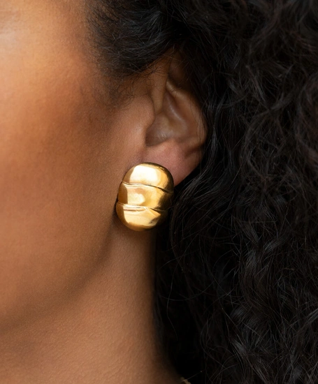 My Jewellery Oorbellen Oval 3 Stripe