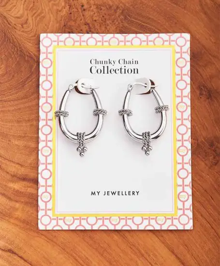 My Jewellery Oorbellen Ovale Schakel