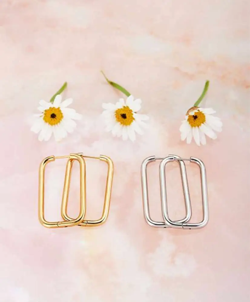 My Jewellery Oorbellen Rechthoekig