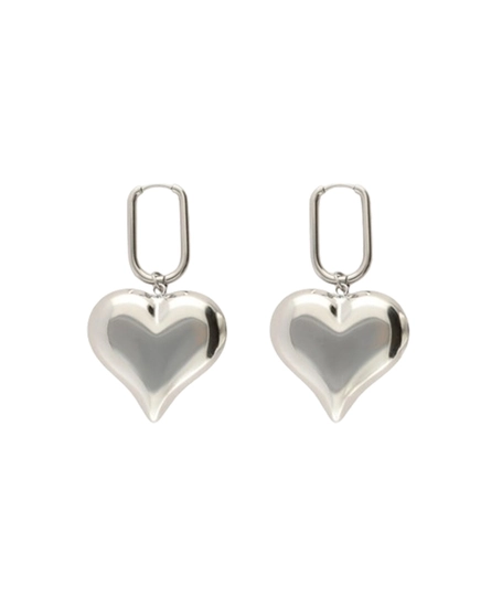 My Jewellery Oorbellen Square Hoop Heart