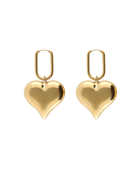 My Jewellery Oorbellen Square Hoop Heart