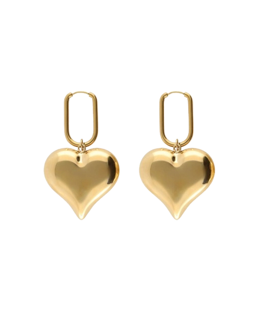 My Jewellery Oorbellen Square Hoop Heart