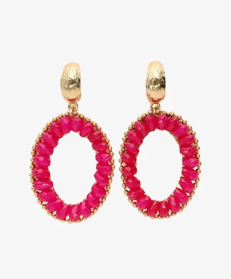My Jewellery Oorbellen Statement Fuschia