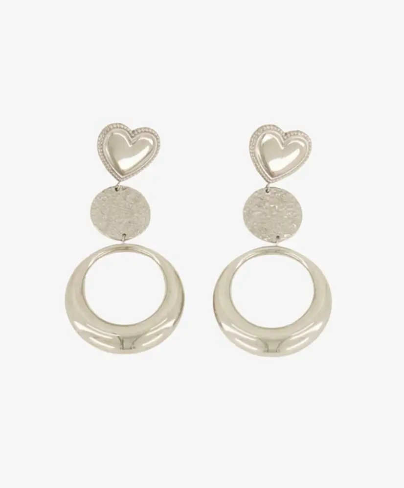 My Jewellery Oorbellen Statement Heart Hoops