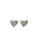 My Jewellery Oorbellen Wavy Striped Heart