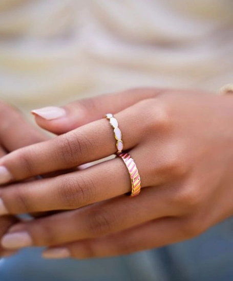 My Jewellery Ring bubble lilac