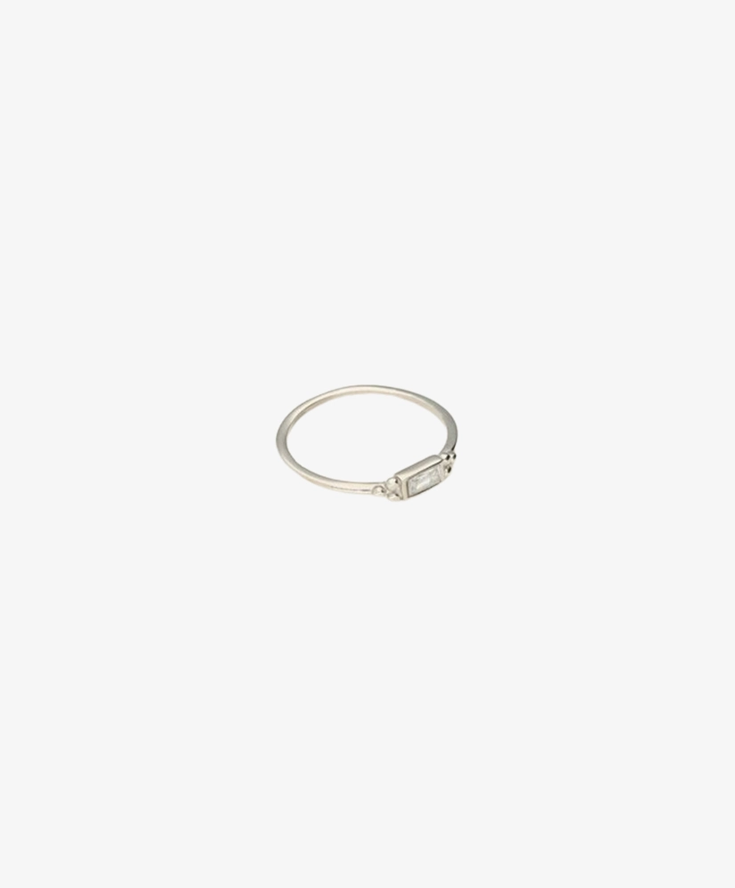 My Jewellery Ring Square Stone Dots