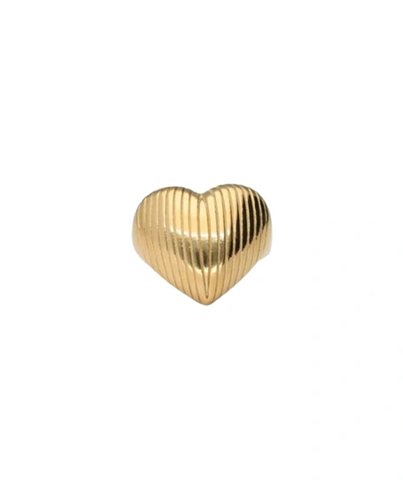 My Jewellery Ring Stripe Heart