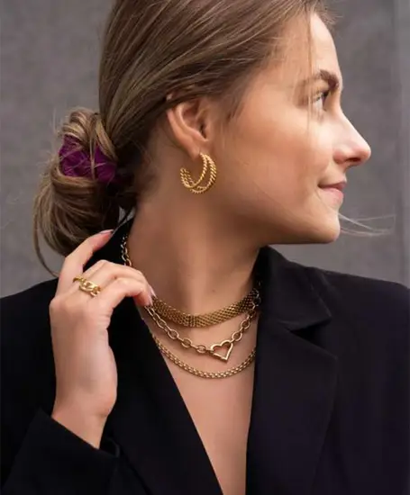 My Jewellery Schakelketting Hartje Sluiting