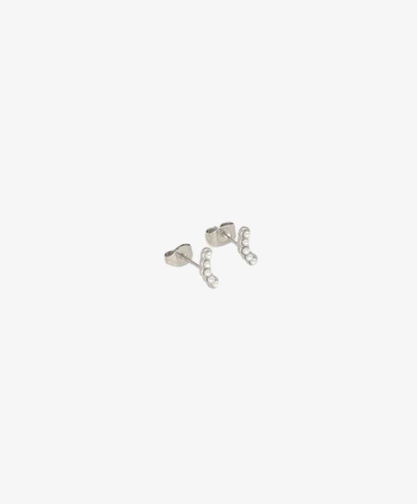 My Jewellery Studs Bow Pearl