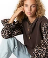 My Jewellery Sweater Leopard Mouwen