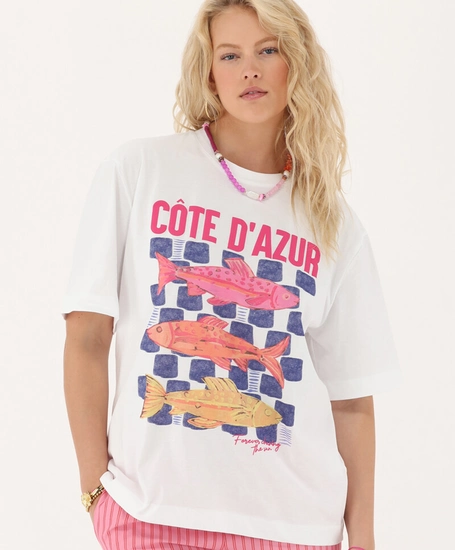 My Jewellery T-shirt Cote D'azur Fish
