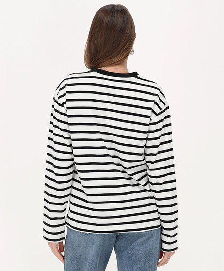 My Jewellery T-shirt Striped Bow