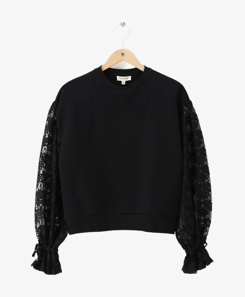 My Jewellery Trui Lace Sleeve