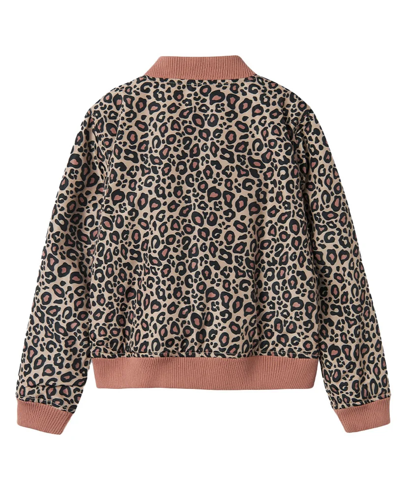 NAME IT Bomberjack Mariska Leopard Reversible