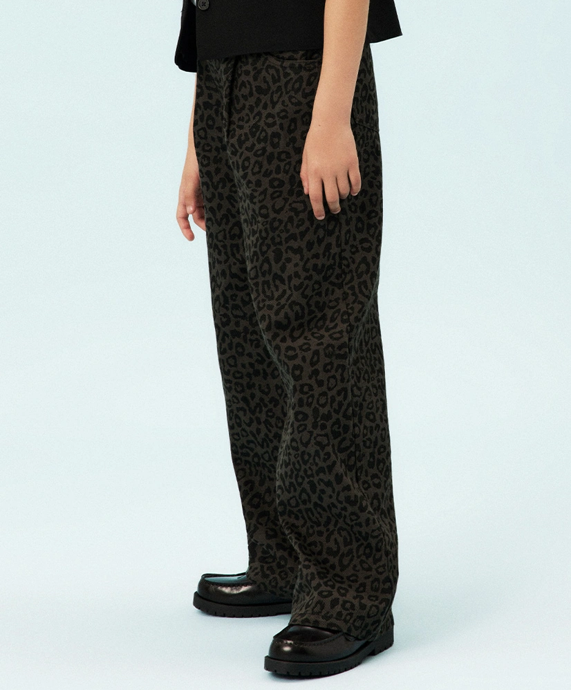 NAME IT Jeans Bella Wide Leg Leopard