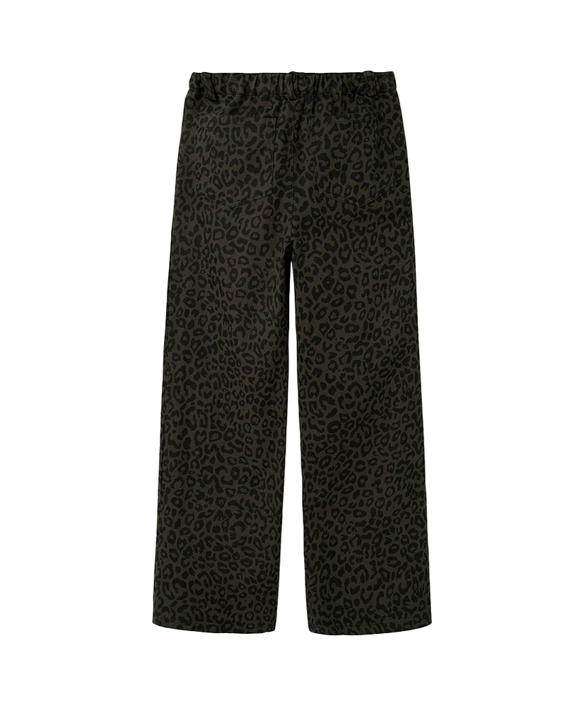 NAME IT Jeans Bella Wide Leg Leopard