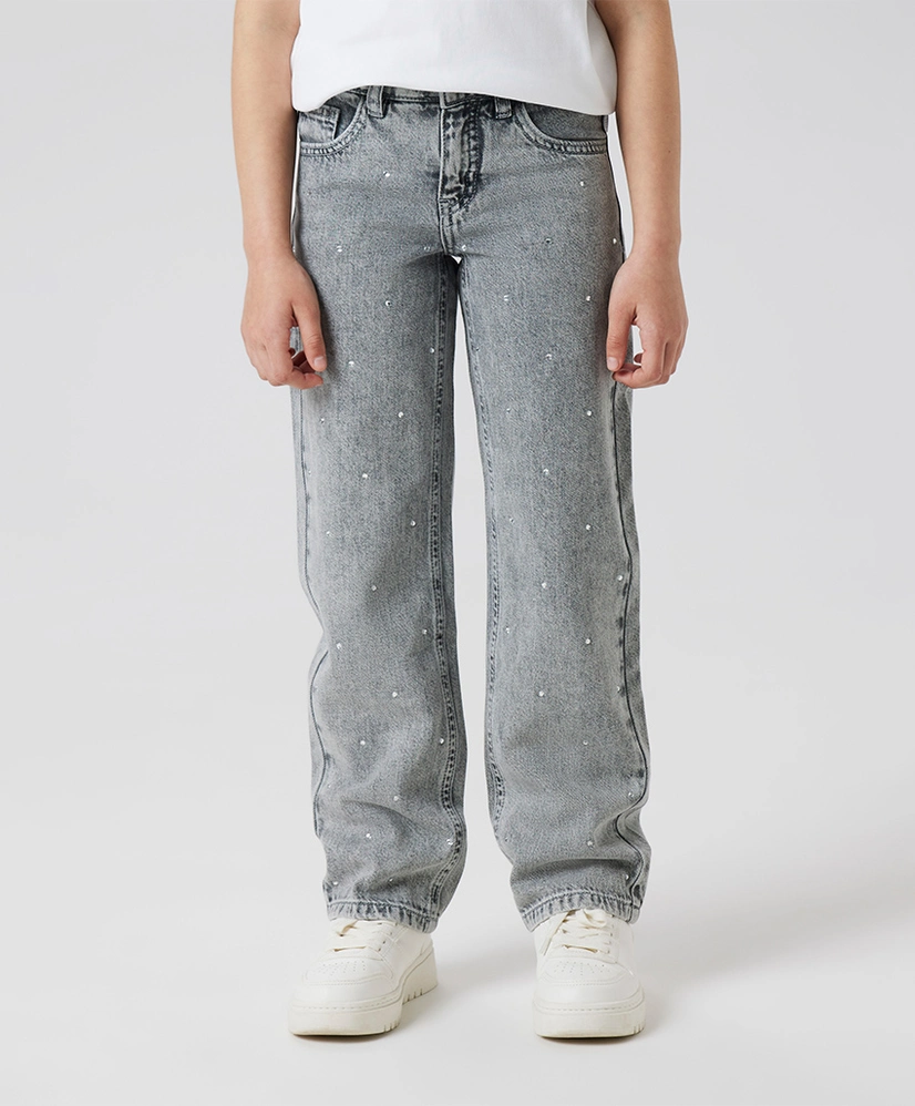 NAME IT Jeans Rose Rhinestone