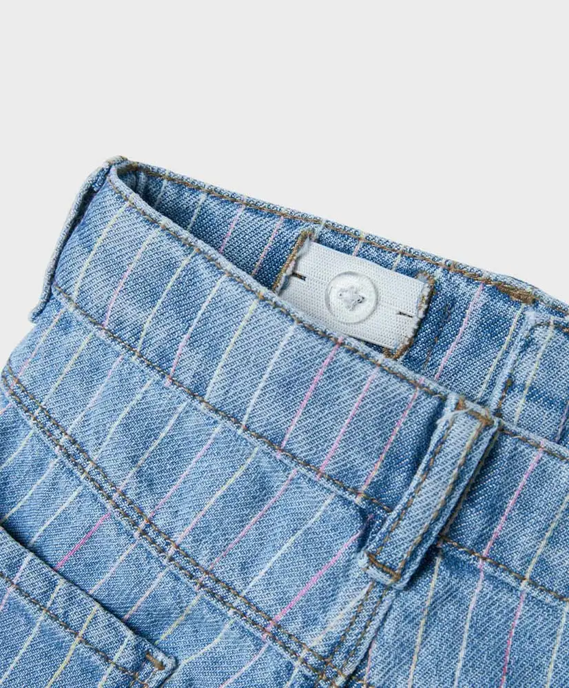 NAME IT MINI Jeans Rose Wide Leg Stripe