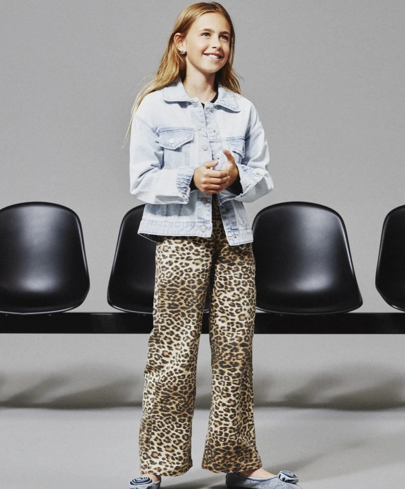 NAME IT Pantalon NKFROSE WIDE TWI PANTS 4