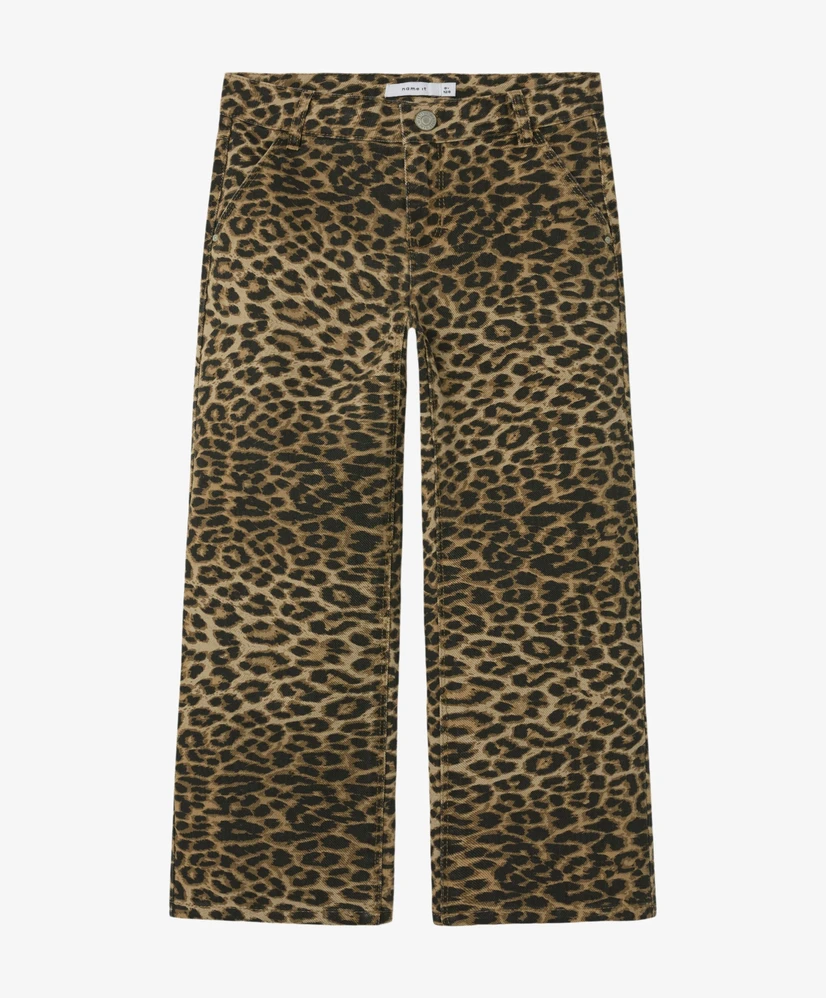 NAME IT Pantalon NKFROSE WIDE TWI PANTS 4