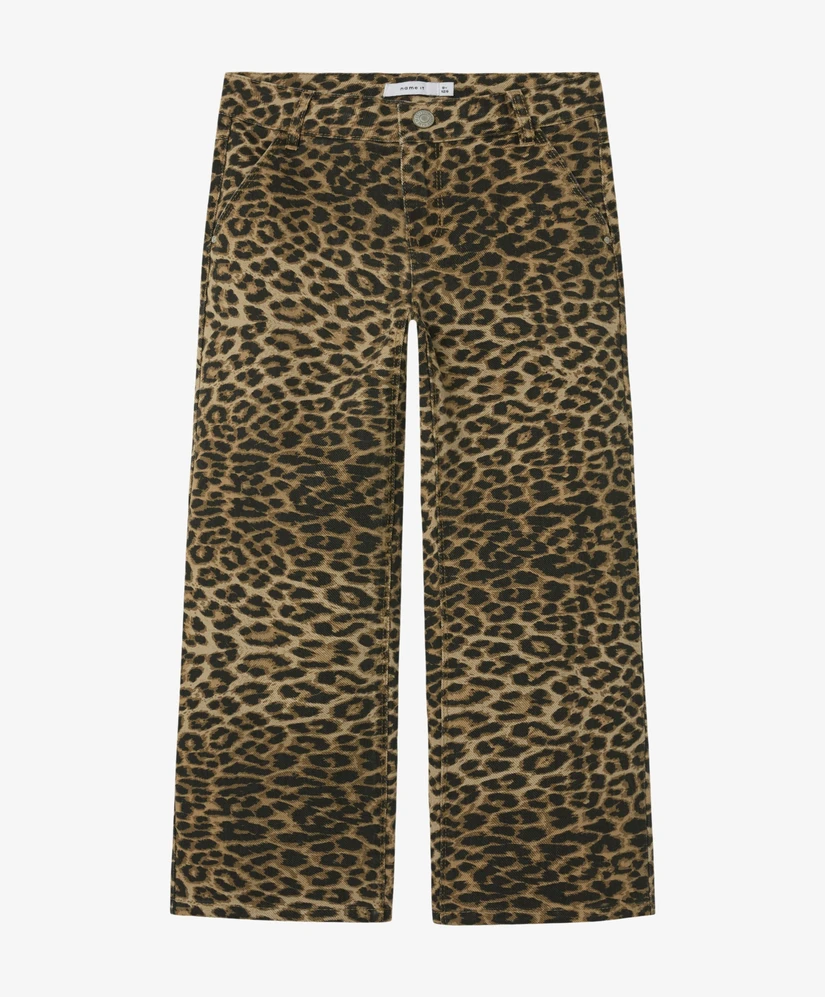 NAME IT Pantalon NKFROSE WIDE TWI PANTS 4