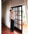 Neo Noir Blouse Casadia Heavy Sateen