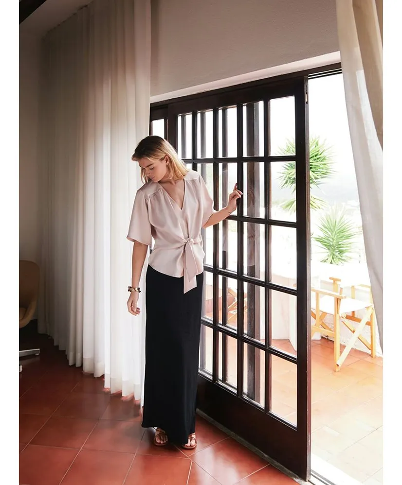 Neo Noir Blouse Casadia Heavy Sateen