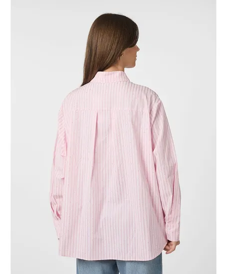 Neo Noir Blouse Dalma Soft Stripe Stone