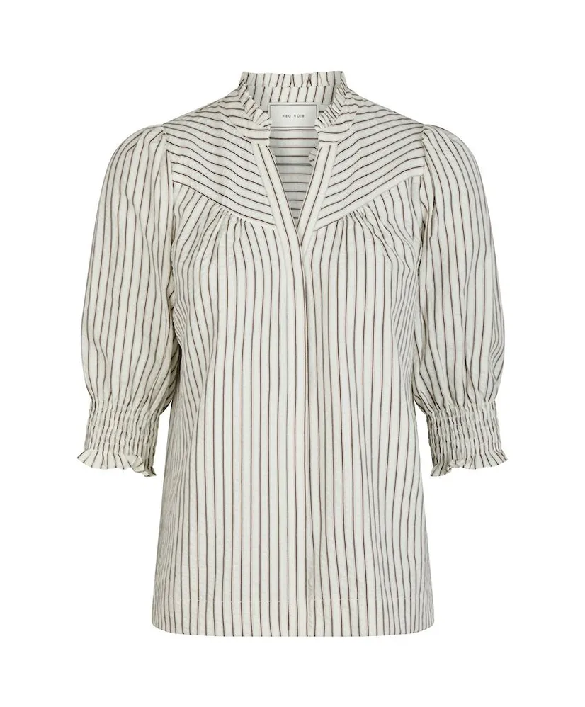 Neo Noir Blouse Diana Crepe Stripe