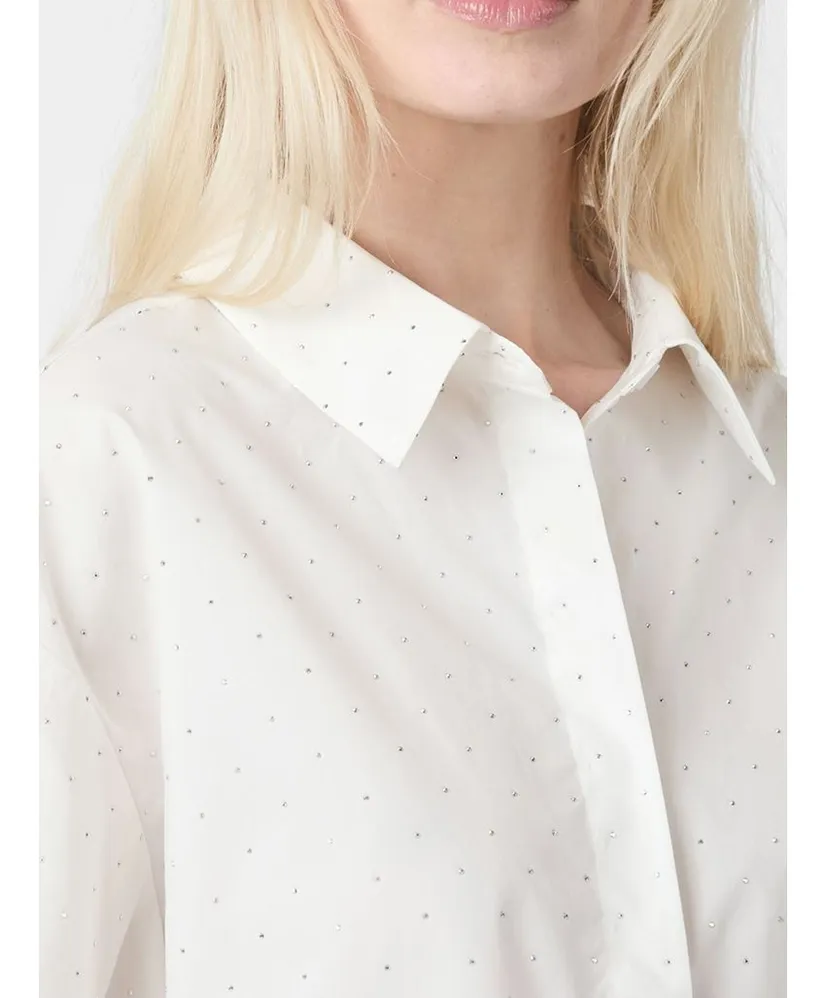 Neo Noir Blouse Jasie Rhinestones