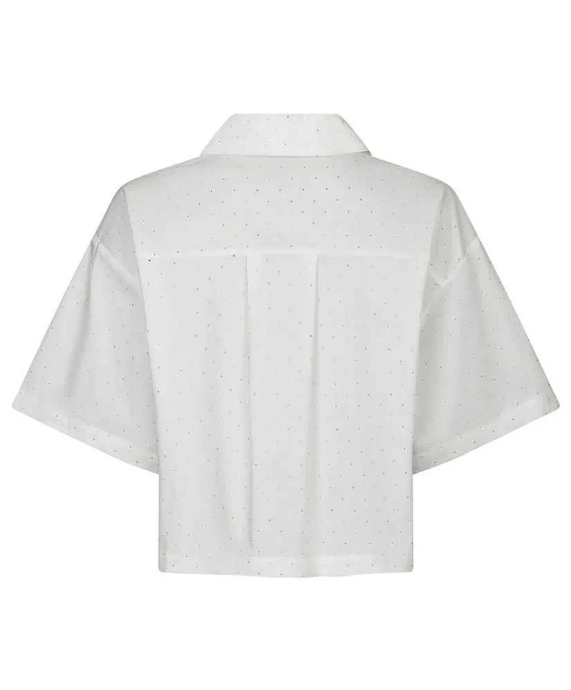 Neo Noir Blouse Jasie Rhinestones