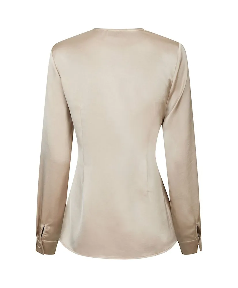 Neo Noir Blouse Petris Heavy Sateen