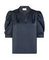 Neo Noir Blouse Roella Heavy Sateen