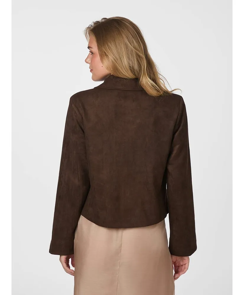 Neo Noir Jacket Nilo Faux Suede