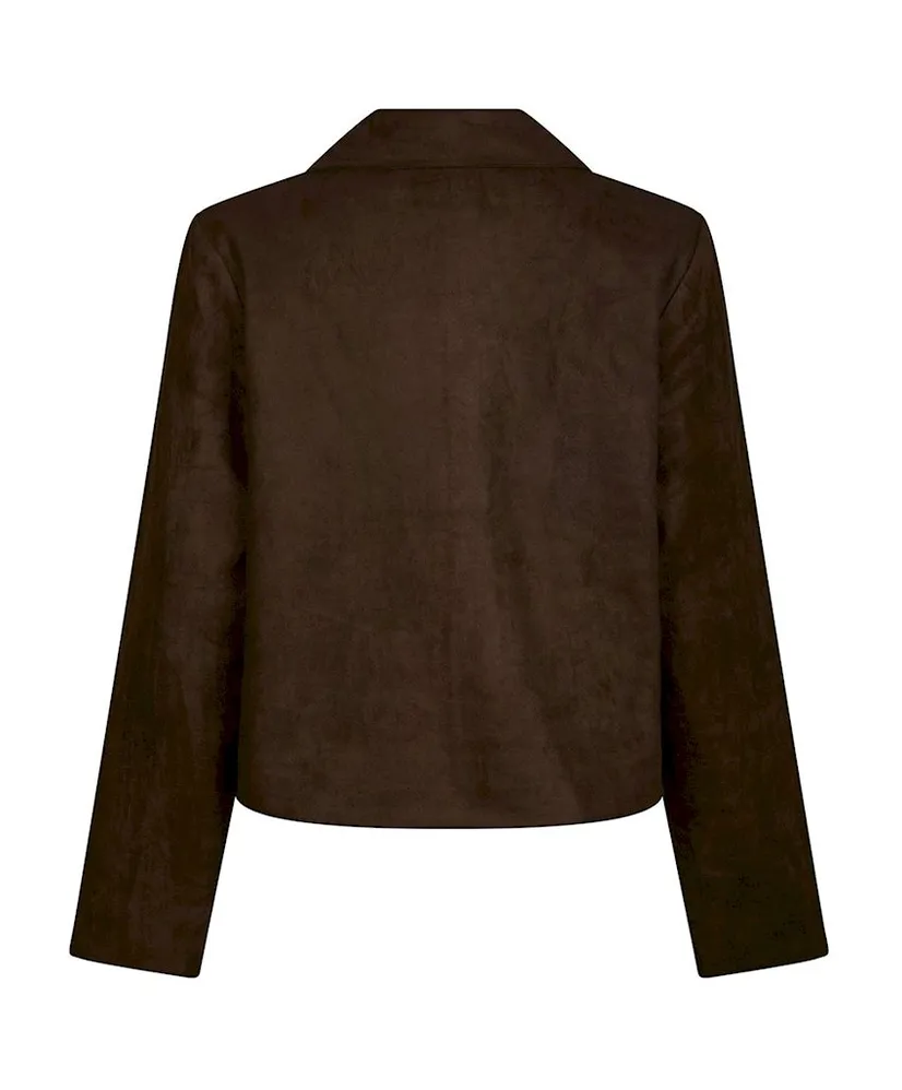 Neo Noir Jacket Nilo Faux Suede