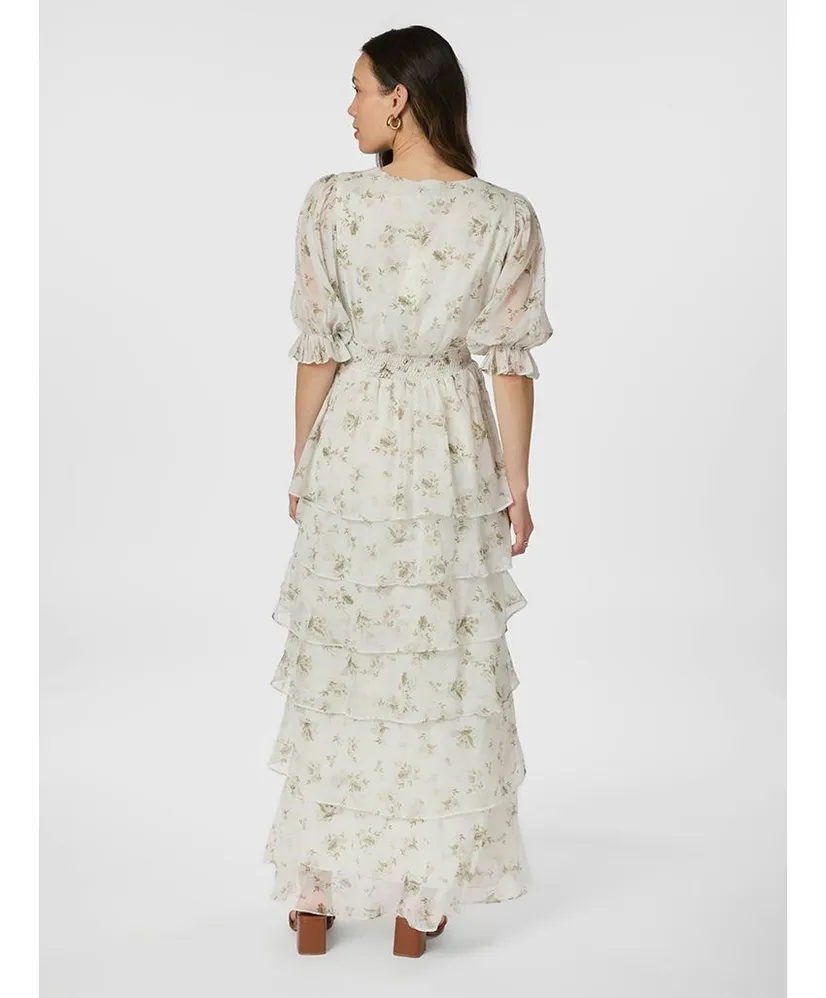 Neo Noir Maxi Jurk Noorie Flower