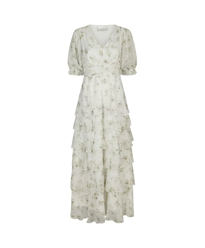 Neo Noir Maxi Jurk Noorie Flower