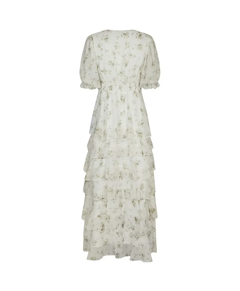 Neo Noir Maxi Jurk Noorie Flower