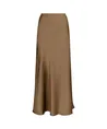 Neo Noir Maxi Rok Vicky Heavy Sateen