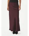 Neo Noir Maxi Rok Vicky Heavy Sateen