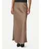 Neo Noir Maxi Rok Vicky Heavy Sateen