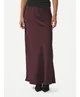Neo Noir Maxi Rok Vicky Heavy Sateen