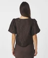 Neo Noir Top Aisa Brocade
