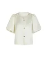 Neo Noir Top Aisa Dull Satin
