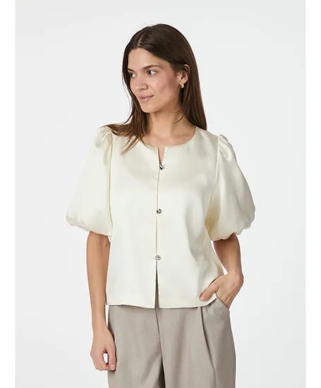 Neo Noir Top Aisa Dull Satin
