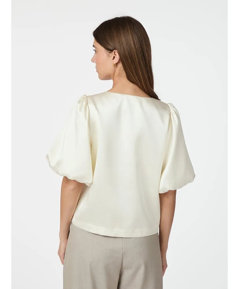Neo Noir Top Aisa Dull Satin